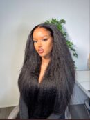 KINKY STRAIGHT 4X4 CLOSURE WIG