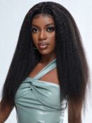 RAW VIRGIN KINKY STRAIGHT 13X4 FRONTAL WIG