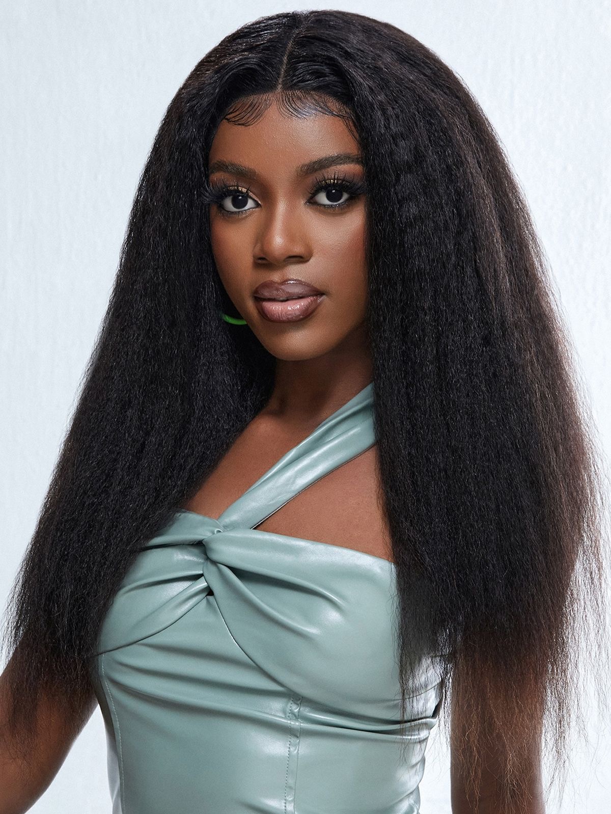 KINKY STRAIGHT 4X4 CLOSURE WIG - Image 2