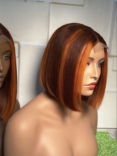 SDD VIETNAM ORANGE HIGHLIGHT BONE STRAIGHT BUNDLES