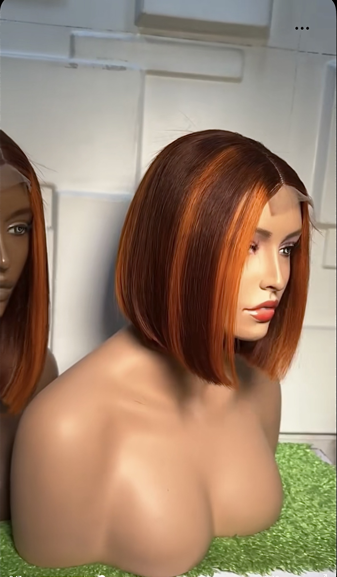 SDD VIETNAM ORANGE HIGHLIGHT BONE STRAIGHT BUNDLES