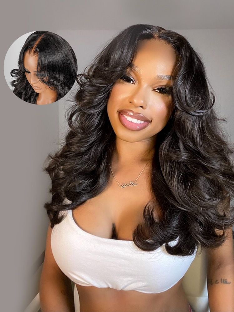 SDD VIETNAMESE LAYERED WAVY FRONTAL WIG(290g - 320g) - Image 3
