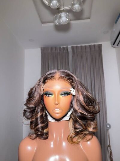 12" SDD Raw Donor Baddie 5x5 Bouncy Wig