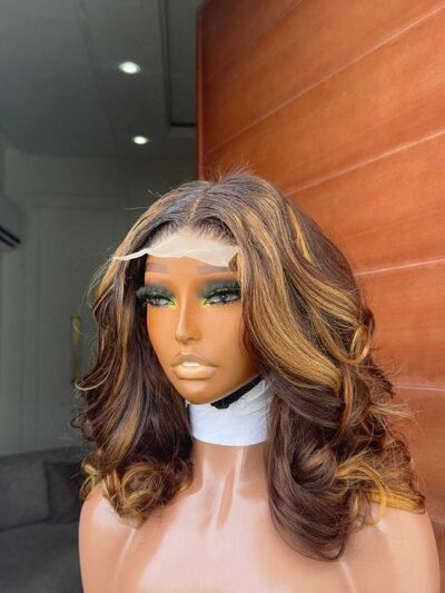 Highlight Bouncy Bundles + 4x4 Closure(Mixed Length)