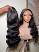 SD VIRGIN WAVY 5X5/FRONTAL WIG (1B)