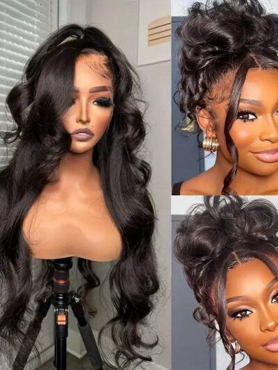 SD WAVY FULL FRONTAL WIG (1B)